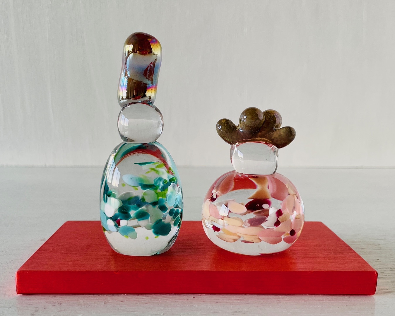 倉敷 木鯨舎 ガラス作家作品 ガラスのお雛様 倉敷 木鯨舎 ガラス作家