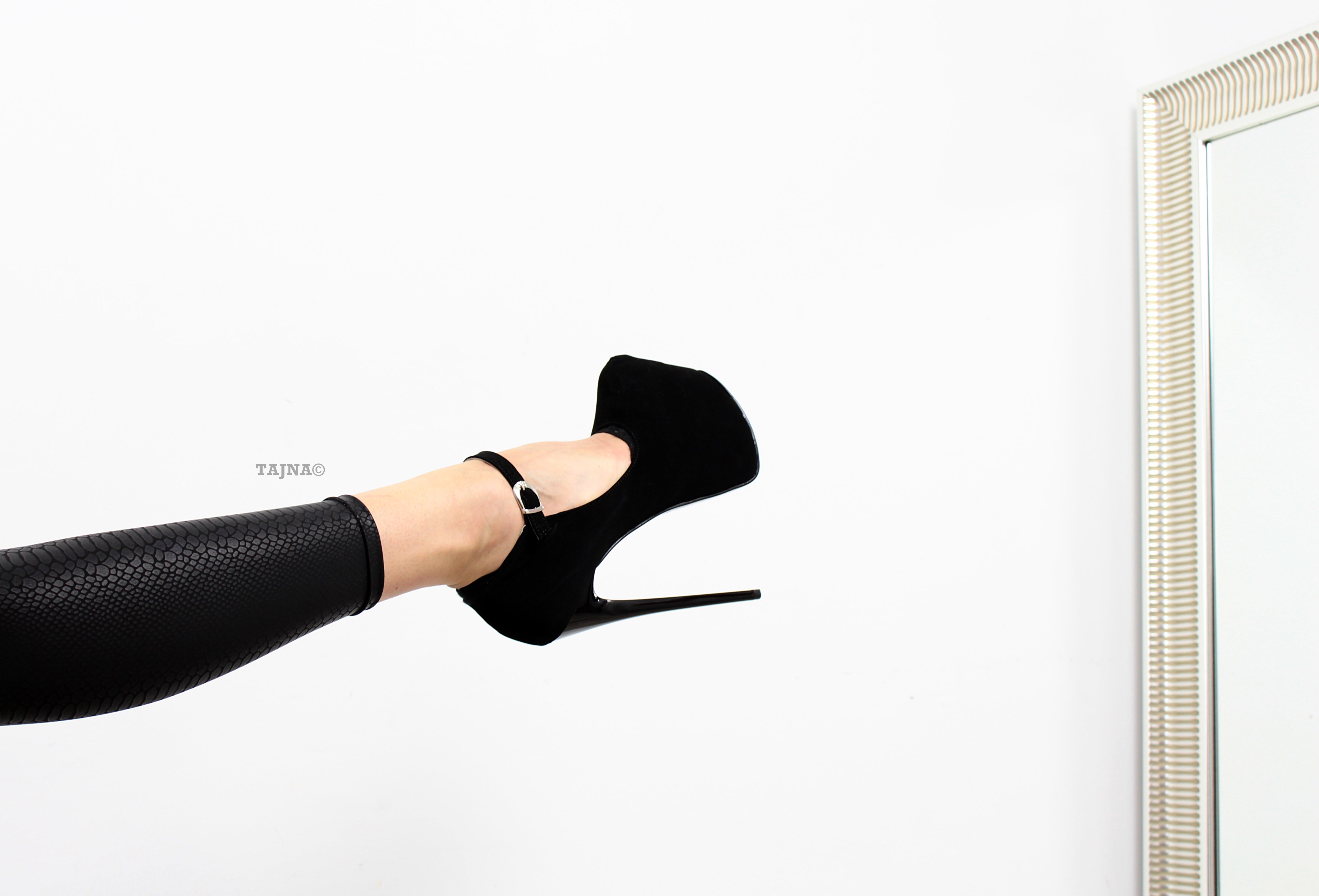 Black Suede Strap Pencil Heels | Tajna Shoes – Tajna Club