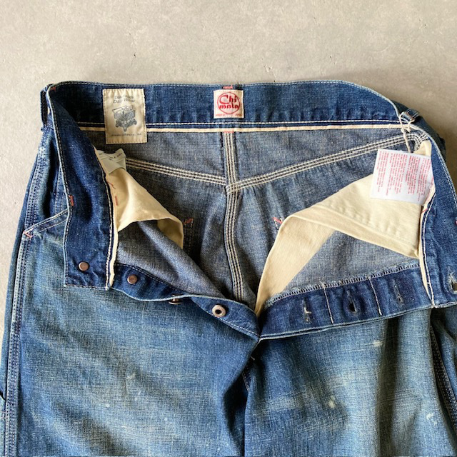 Chimala 11oz WORKER'S NEP SELVEDGE DENIM PAINTER PANTS