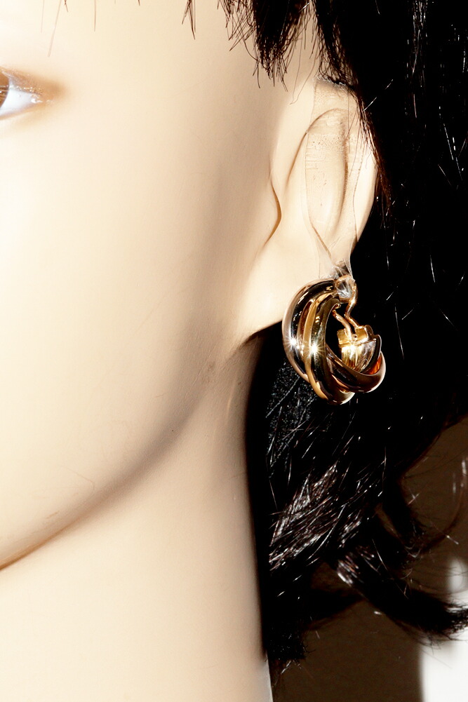 商品詳細｜カルティエ K18YG K18WG K18PG トリニティピアス LM