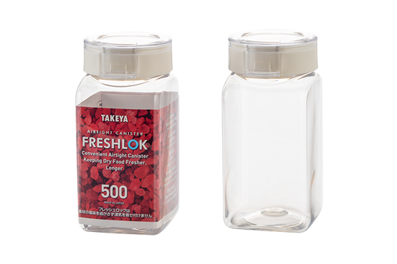 フレッシュロックホワイト角型 500ml | FRESHLOK by TAKEYA