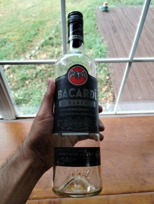 Bacardi Black Rum - 750ml Bottle : Target