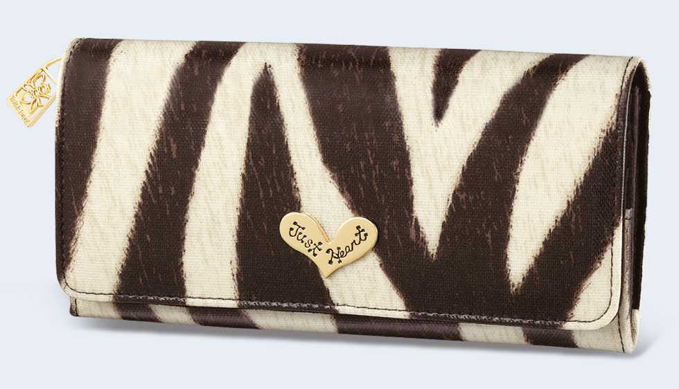 Think Bee!☆新品タグ付き ヒョウ柄 グリッターラウンドファスナー長