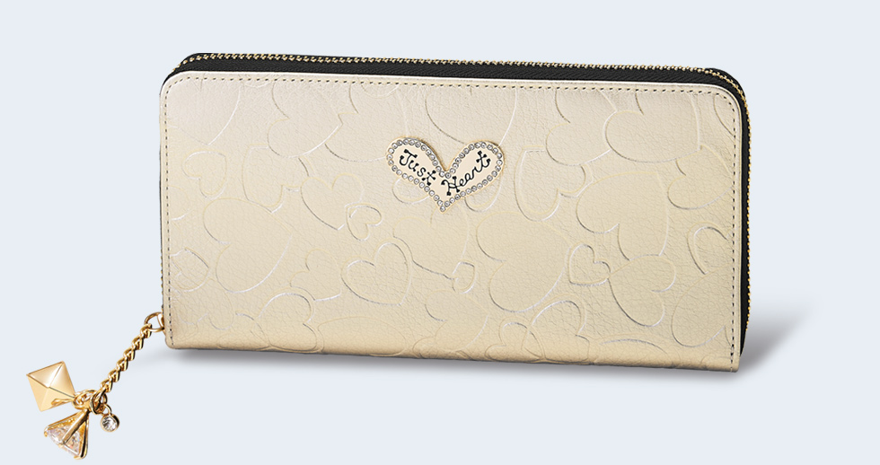 ハーティハート ラウンド財布（ゴールド） / Think Bee! 『公式