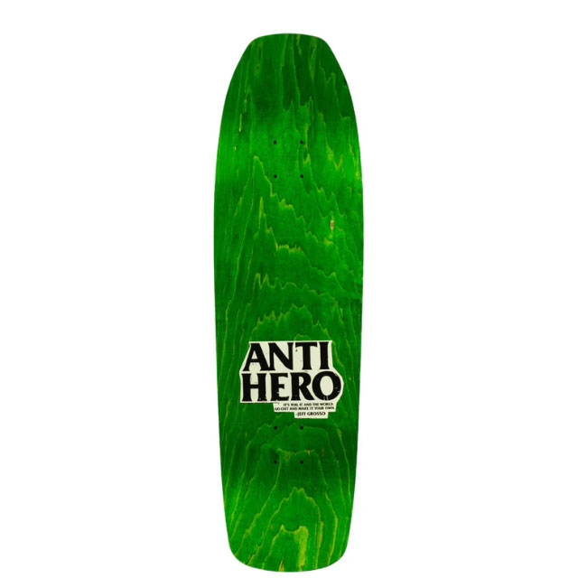 2025 Skateshop Day Deck - Anti Hero Jeff Grosso Black 9.25