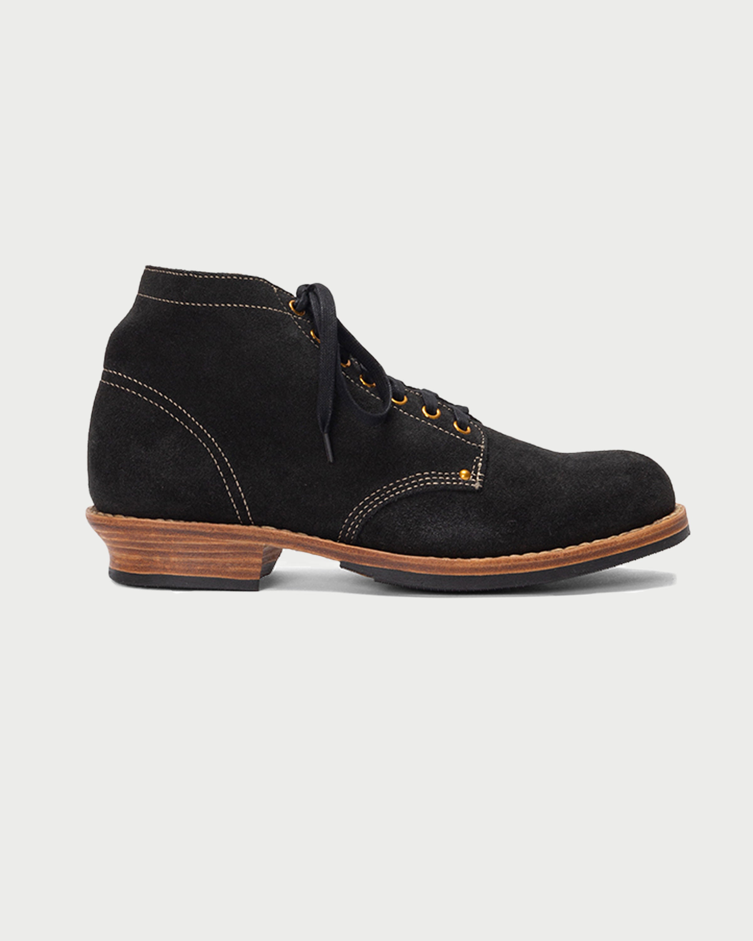 Visvim – Brigadier Boots Folk Black Suede – Tenue de Nîmes