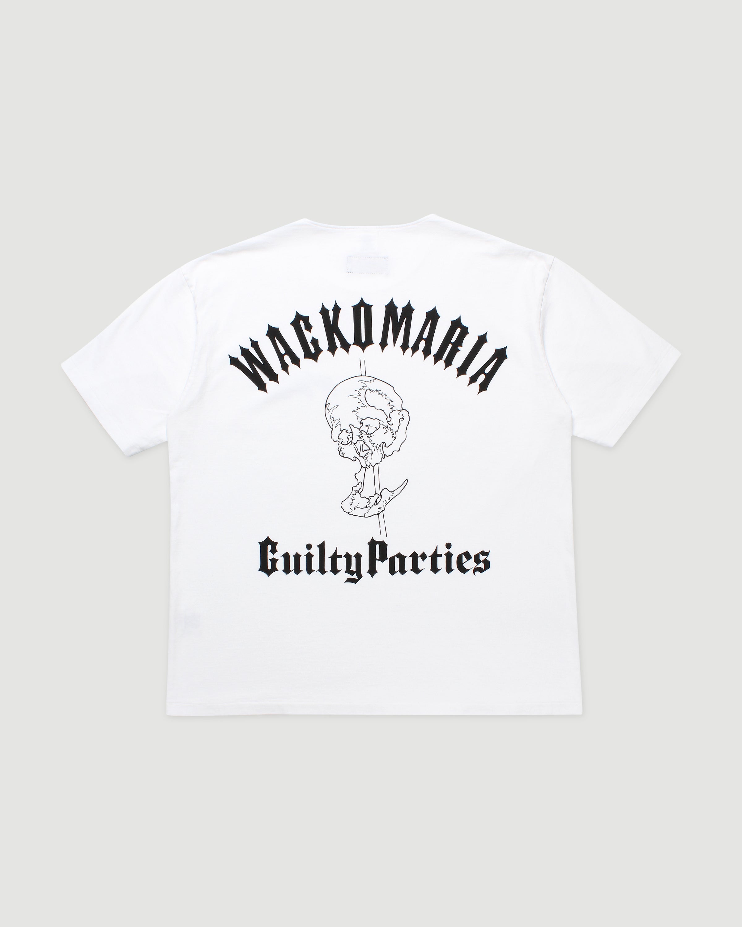 Wacko Maria – 56 Tattoo Studio Washed Heavy Weight T-Shirt White