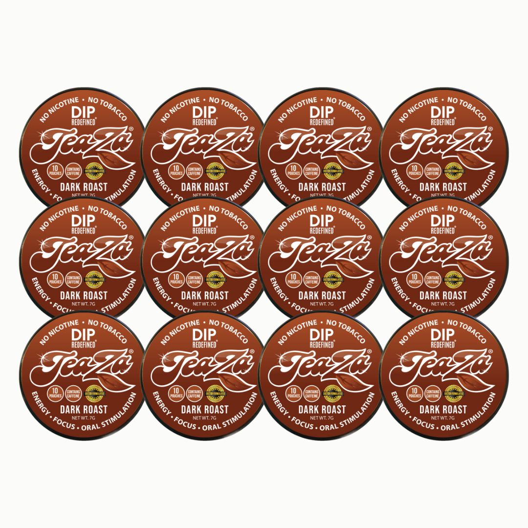 TeaZa® Dark Roast Bundle - Herbal Pouches - Nicotine Free - Teaza