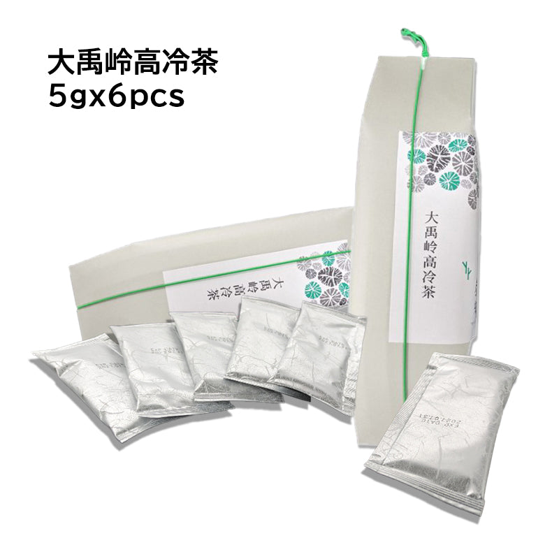 大禹岭高冷茶（茶葉 5g×6包） – 台湾烏龍茶 炭紀