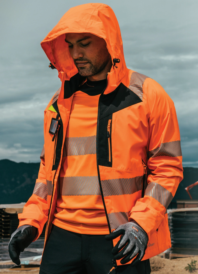 DX461 – DX4 Hi-Vis Winter Jacket Orange/Black - TECHACS Safety