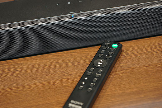レビュー】サブウーファー内蔵サウンドバー『HT-S200F』店頭展示