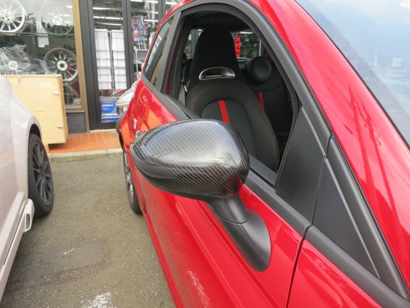 TEZZO リアルカーボンミラーケースver.2(純正ミラーユニット交換品