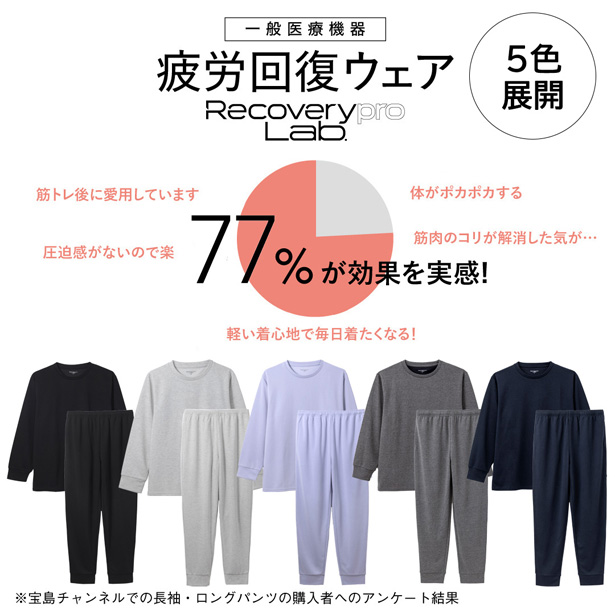 一般医療機器] Recoverypro Lab. 疲労回復ウェア【ロングパンツ／XXL