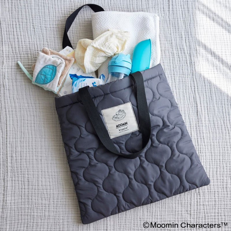 ムーミン×kippis たっぷり入る! ふわ軽キルティングトートバッグ BOOK