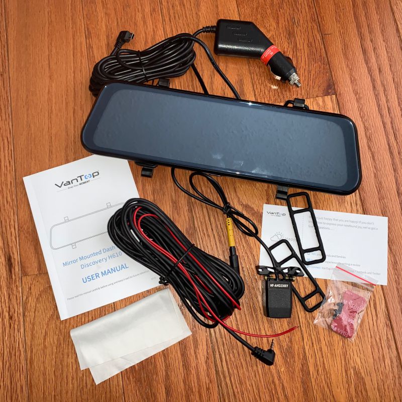 VanTop H610 10-inch 2.5k mirror dash camera review - The Gadgeteer