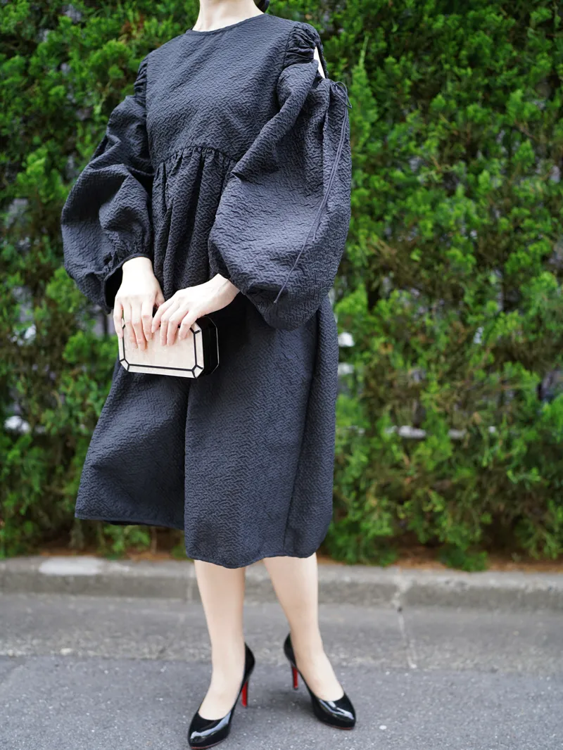 Cecilie Bahnsen（セシリーバンセン） ジャネッサドレス（ブラック