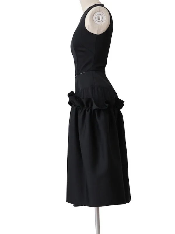 Simone Rocha（シモーネ ロシャ） ブラックチュールドレス（ブラック