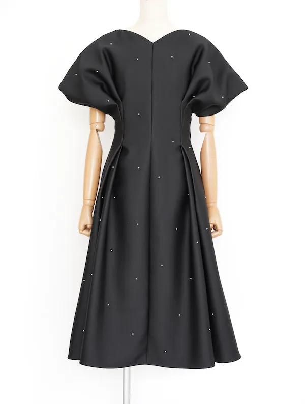 CELFORD（セルフォード） パールドットドレス（ブラック/サイズ36