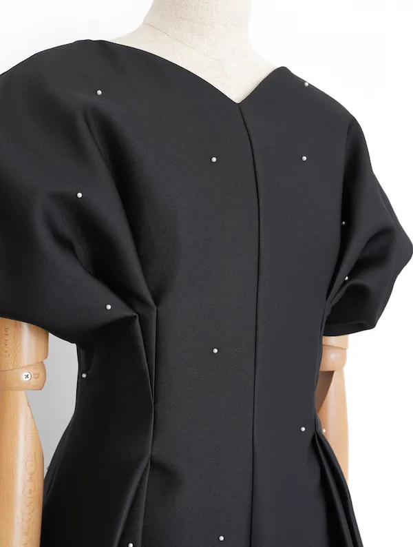 CELFORD（セルフォード） パールドットドレス（ブラック/サイズ36