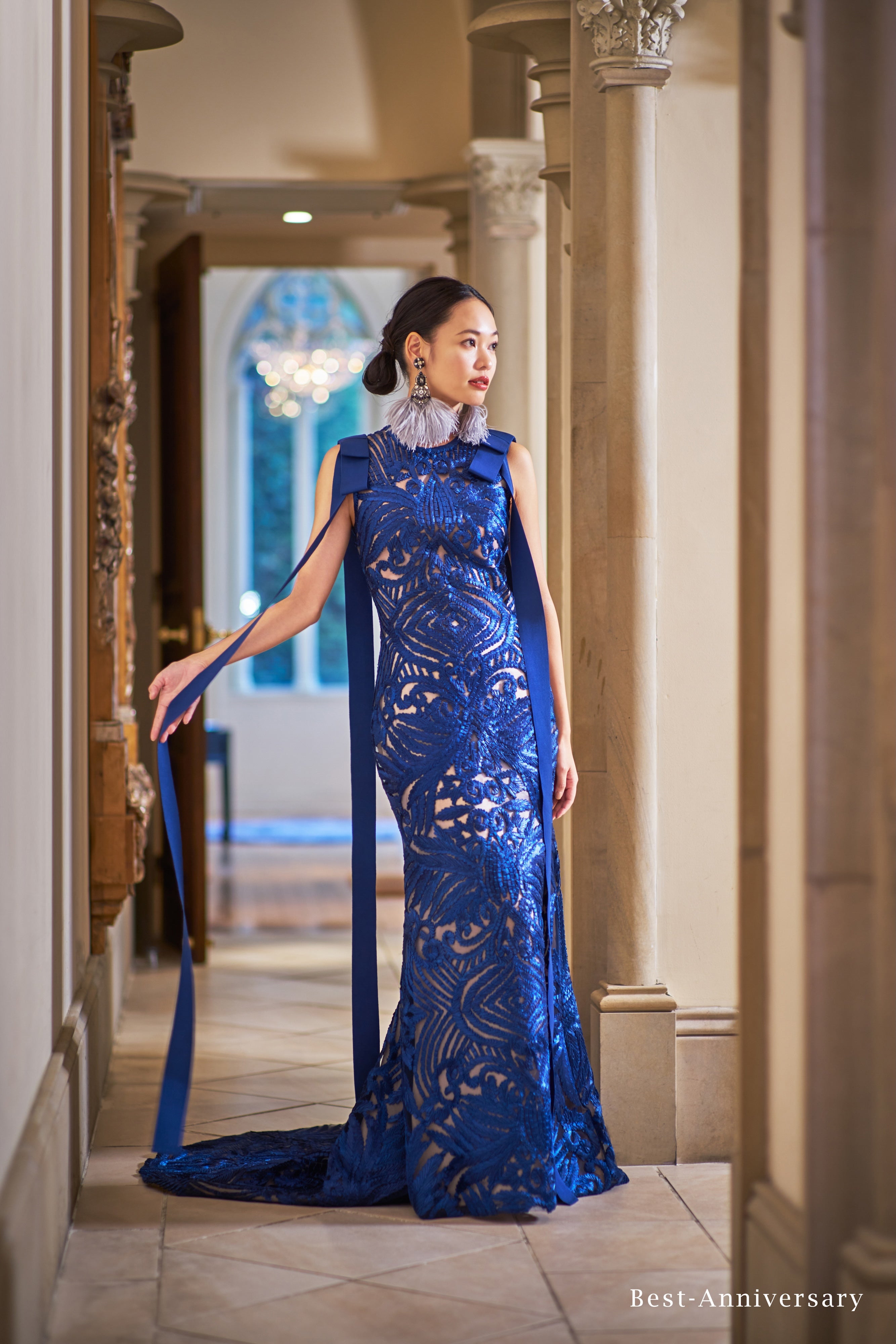 VENTURA【NK1102（Navy）】｜ウェディングドレス、ブランドドレスの