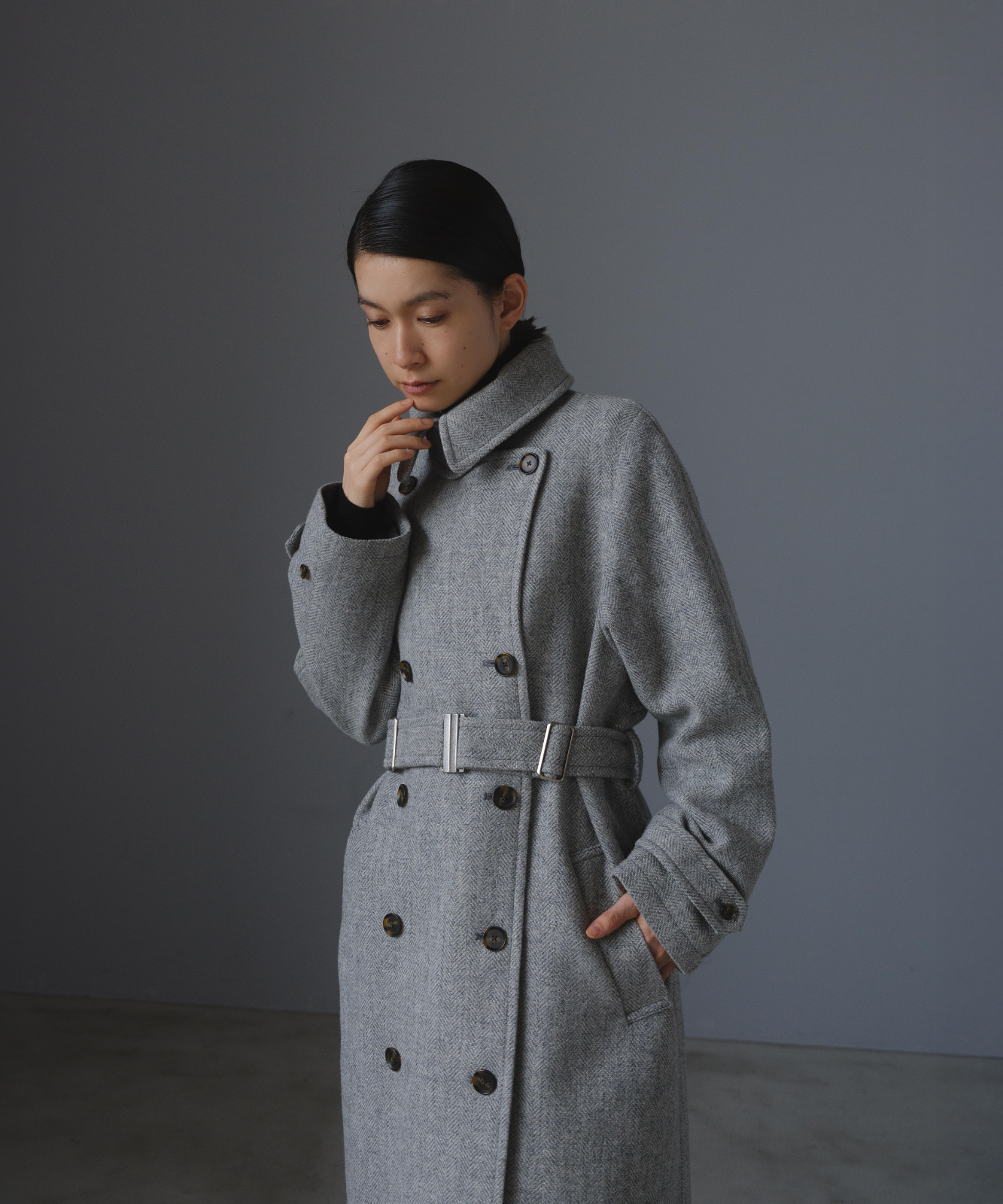 ≪通常販売≫british wool trench coat（ブリティッシュウールトレンチ