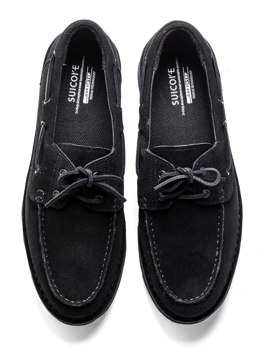 sf.0005AW25-black モカシンシューズ The Black-and-White Realism