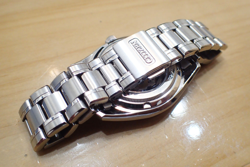 中古品【CITIZEN】ザ・シチズン NA0000-59E 0910-T018076 黒文字盤