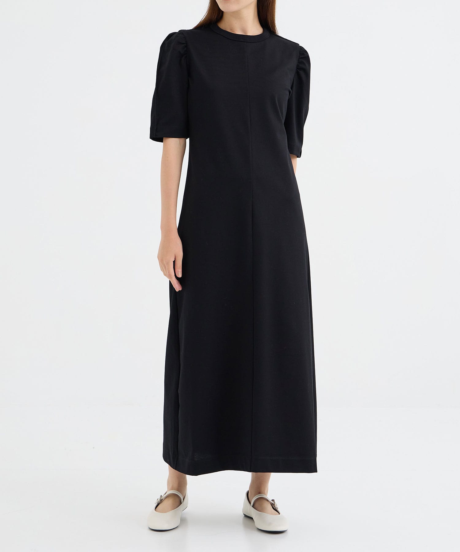 別注 PUFF SLEEVE MIDI ONE-PIECE CINOH チノ