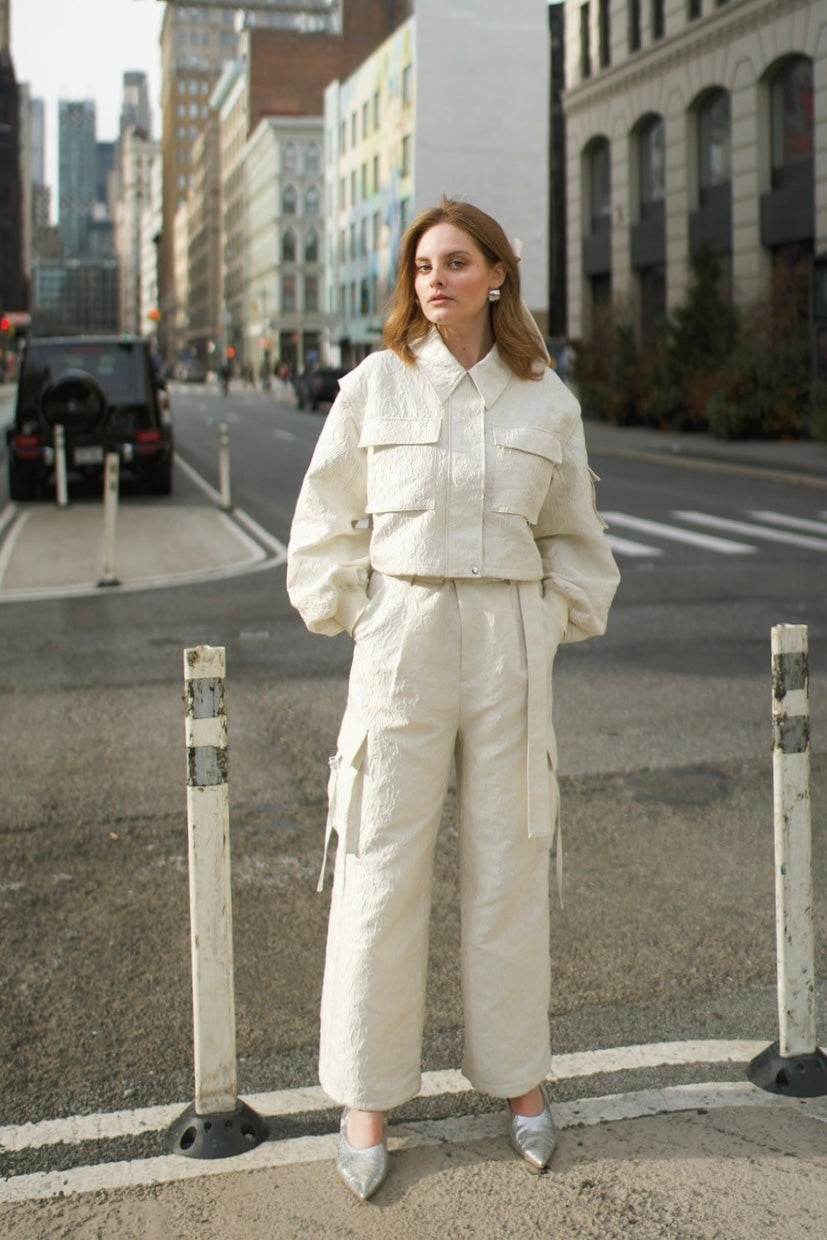 THE TOE MADISON JACQUARD CARGO PANTS 【公式通販】