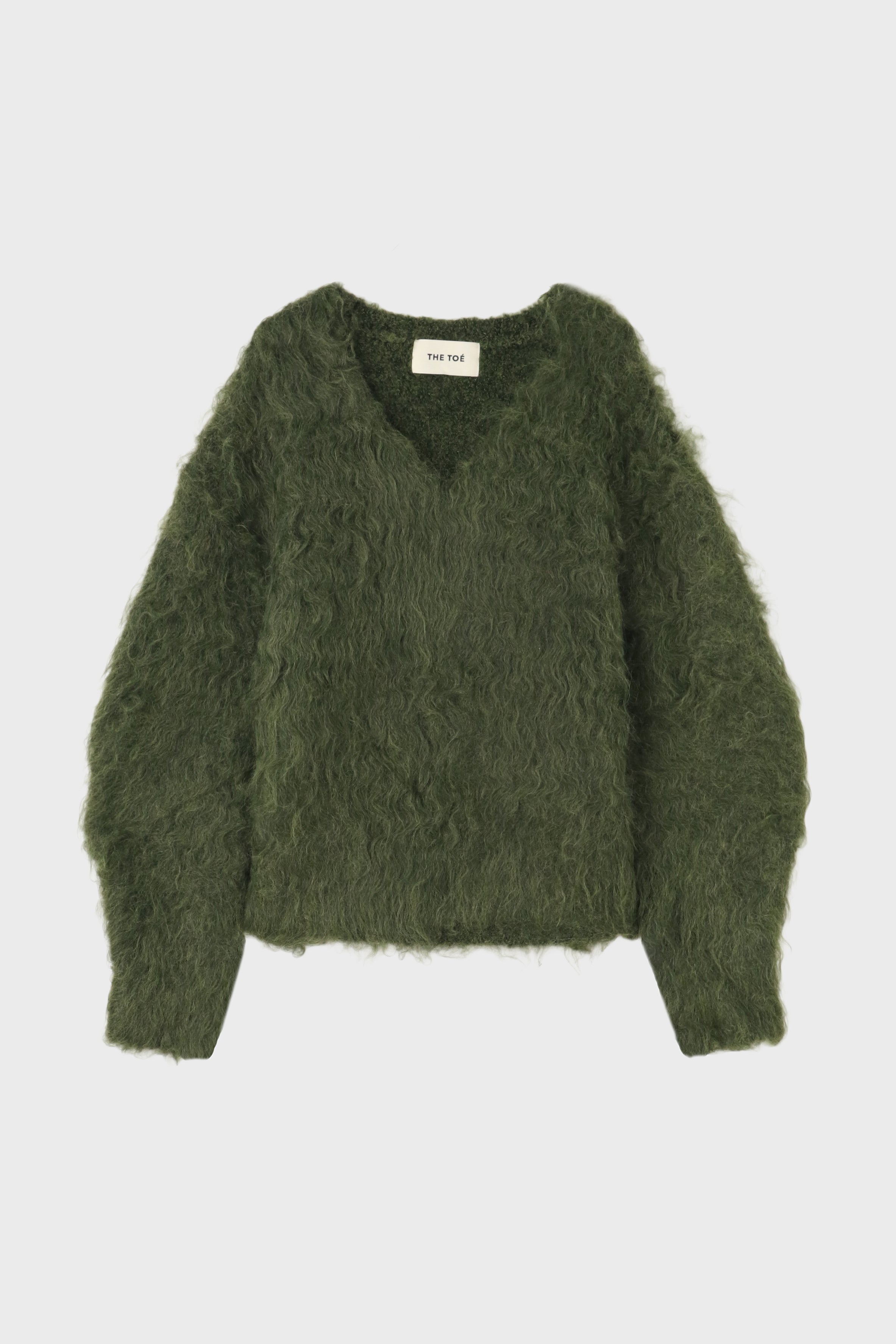 Pigalle shaggy Vneck knit – THE TOÉ