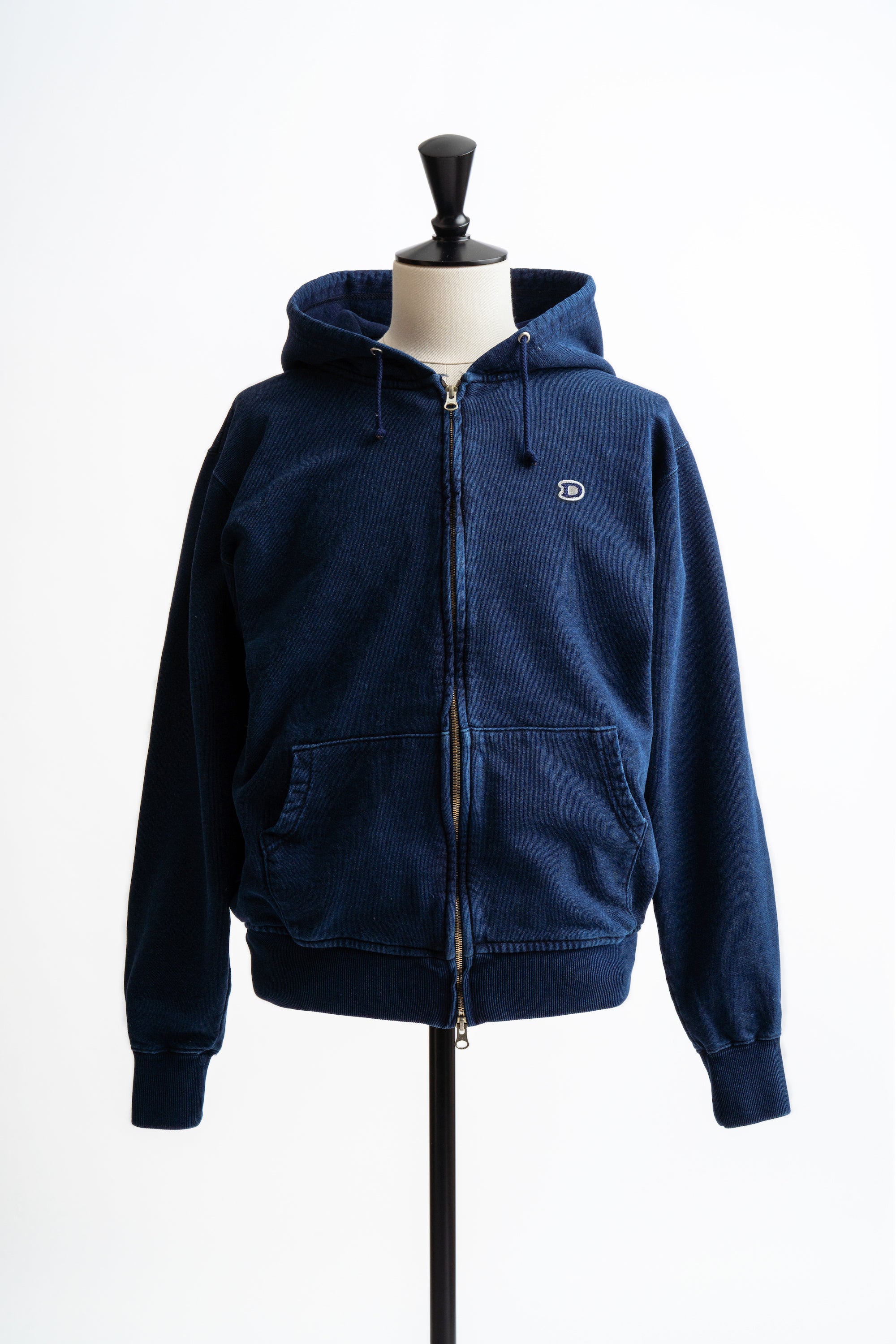 DENIM ZIP HOODIE w/Dino Small Patch – THE TRUNK SHOW Kojima