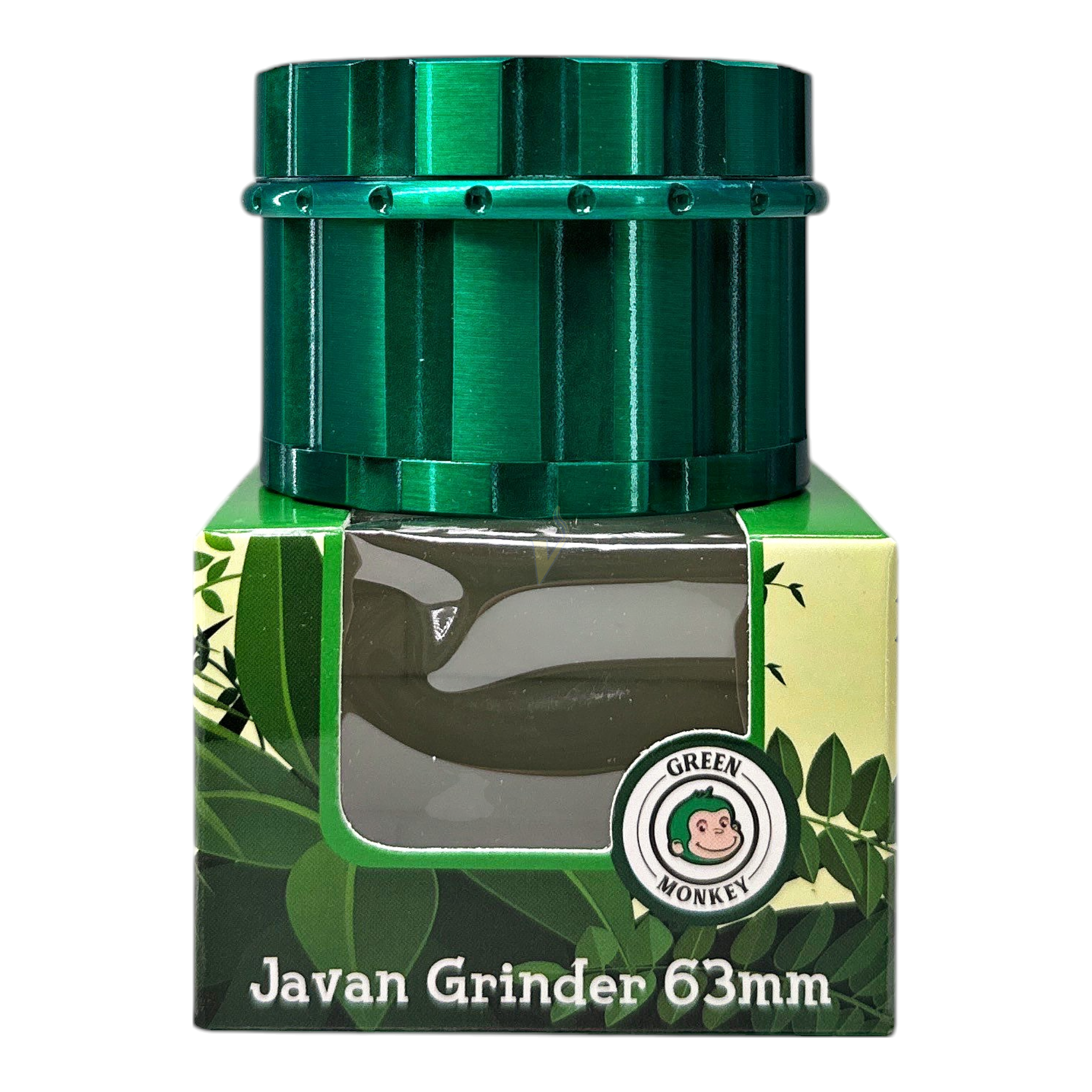 Green Monkey 4 Piece Javan 63mm Grinder – The Vapor Shoppe