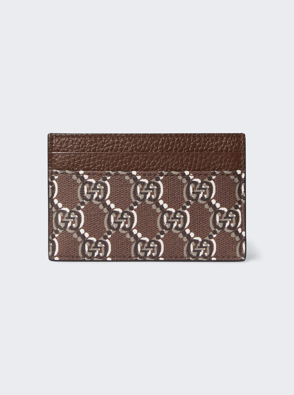 Gg Shadow Card Case Brown | The Webster
