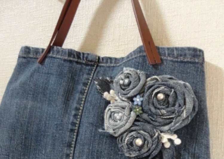 ジーンズリメイク！簡単「デニムバッグ」の作り方。 - bobbin［ボビン］