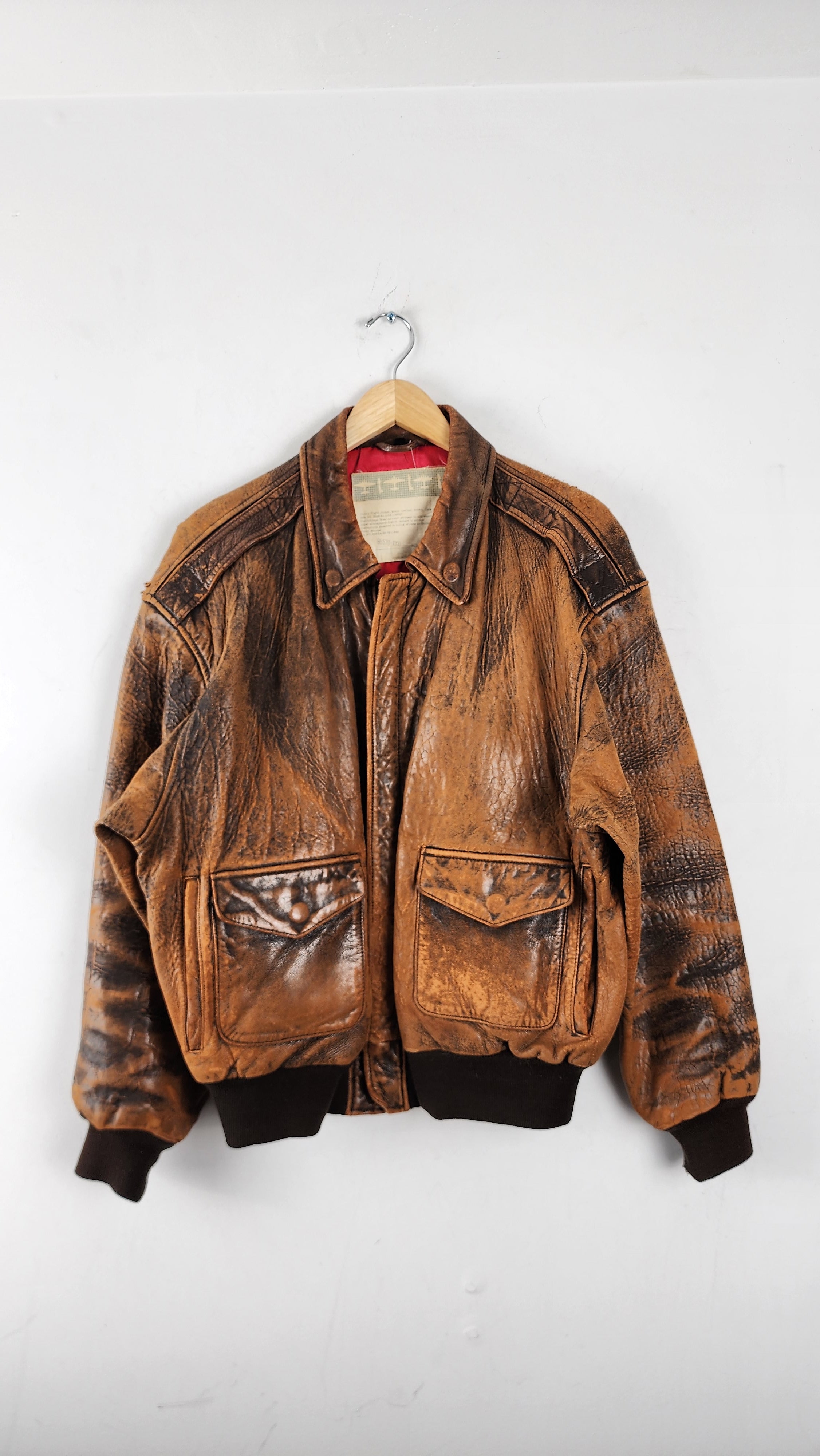 80s GAP Brown Vintage Leather Jacket – The Igala NYC