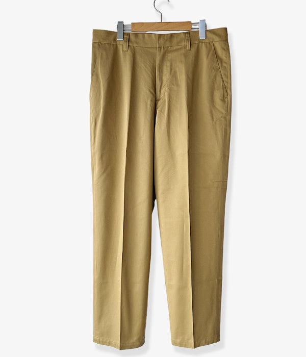 DESCENDANT/DC-6 GDT TWILL TROUSERS (BEIGE)