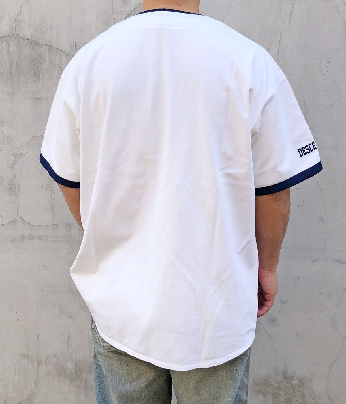 DESCENDANT/BLEEK BASEBALL JERSEY (WHITE)