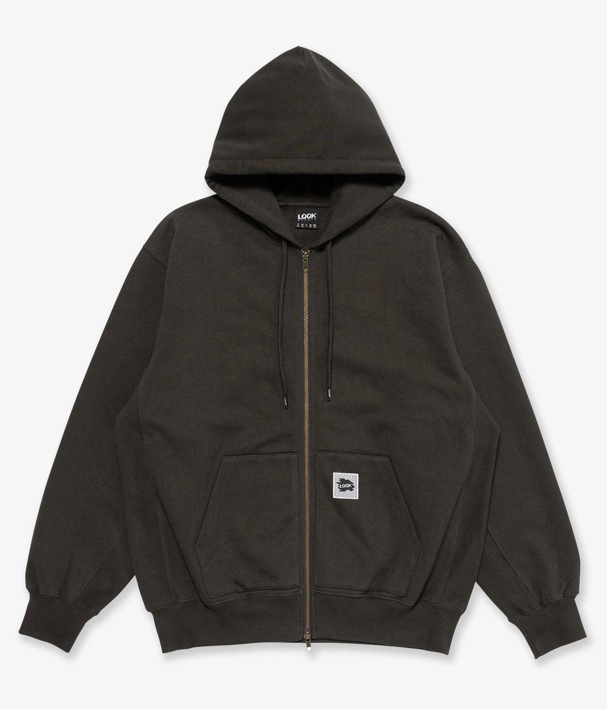 LQQK Studio/SWEAT ZIP HOODIE (BLACK)