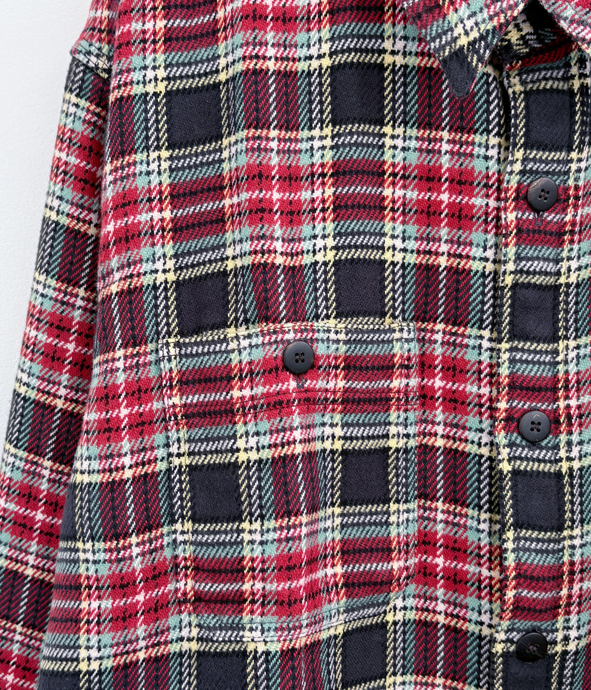 visvim/LARRIKAN CHECK L/S (RED)
