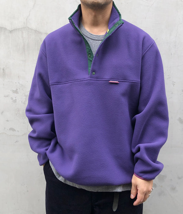 DESCENDANT/HUMMING FLEECE PULLOVER (PURPLE)