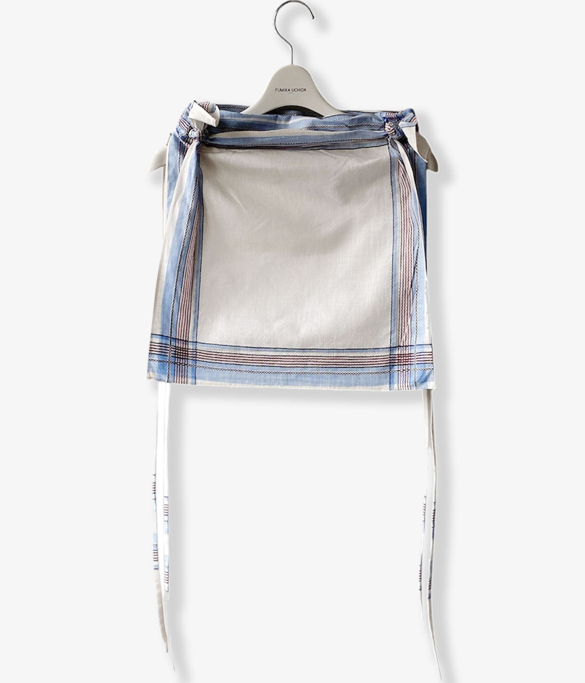 FUMIKA_UCHIDA/HANDKERCHIEF BIB TOP(SAX PLAID)