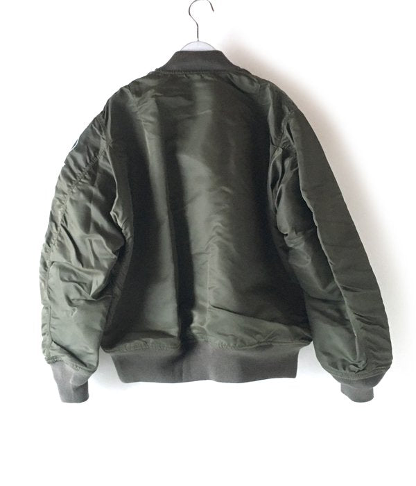 DESCENDANT/D-MA1-M NYLON JACKET (OLIVE DRAB)