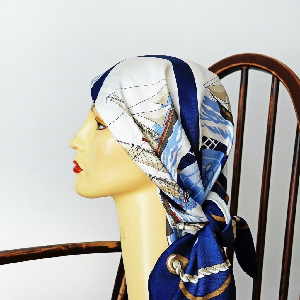 C.1970-80s HERMES Silk Scarf / エルメス・シルクスカーフ(Grand