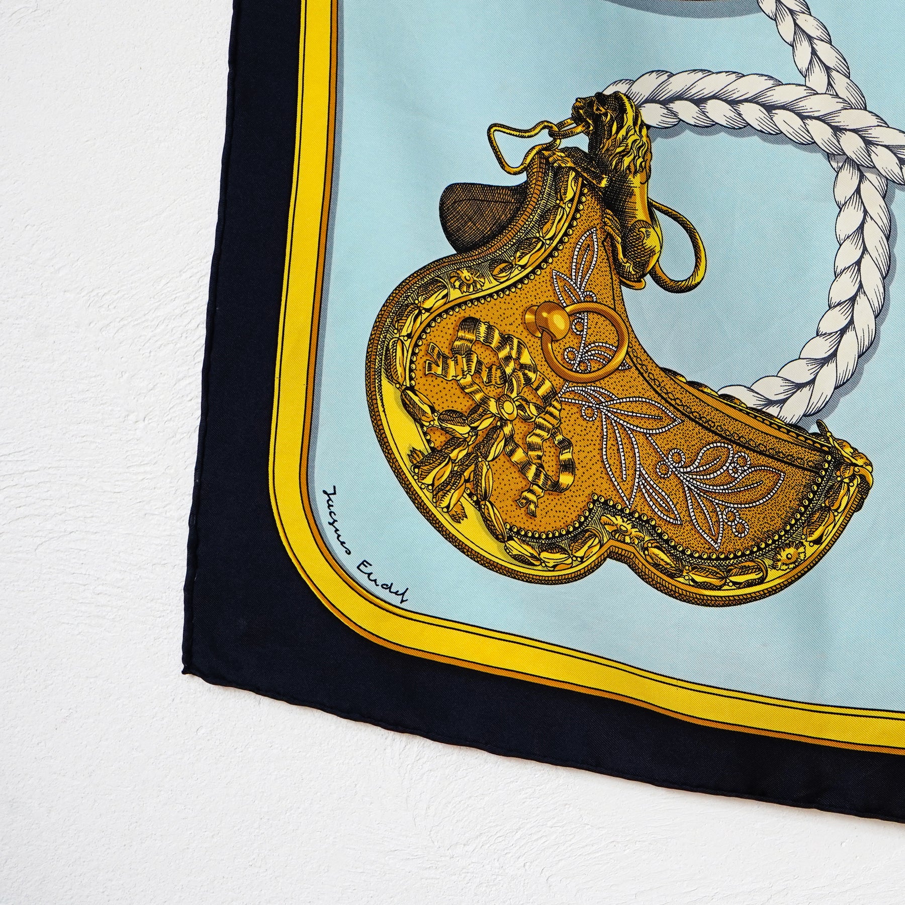 Vintage HERMES Silk Scarf / エルメス・シルクスカーフ(Grand Apparat