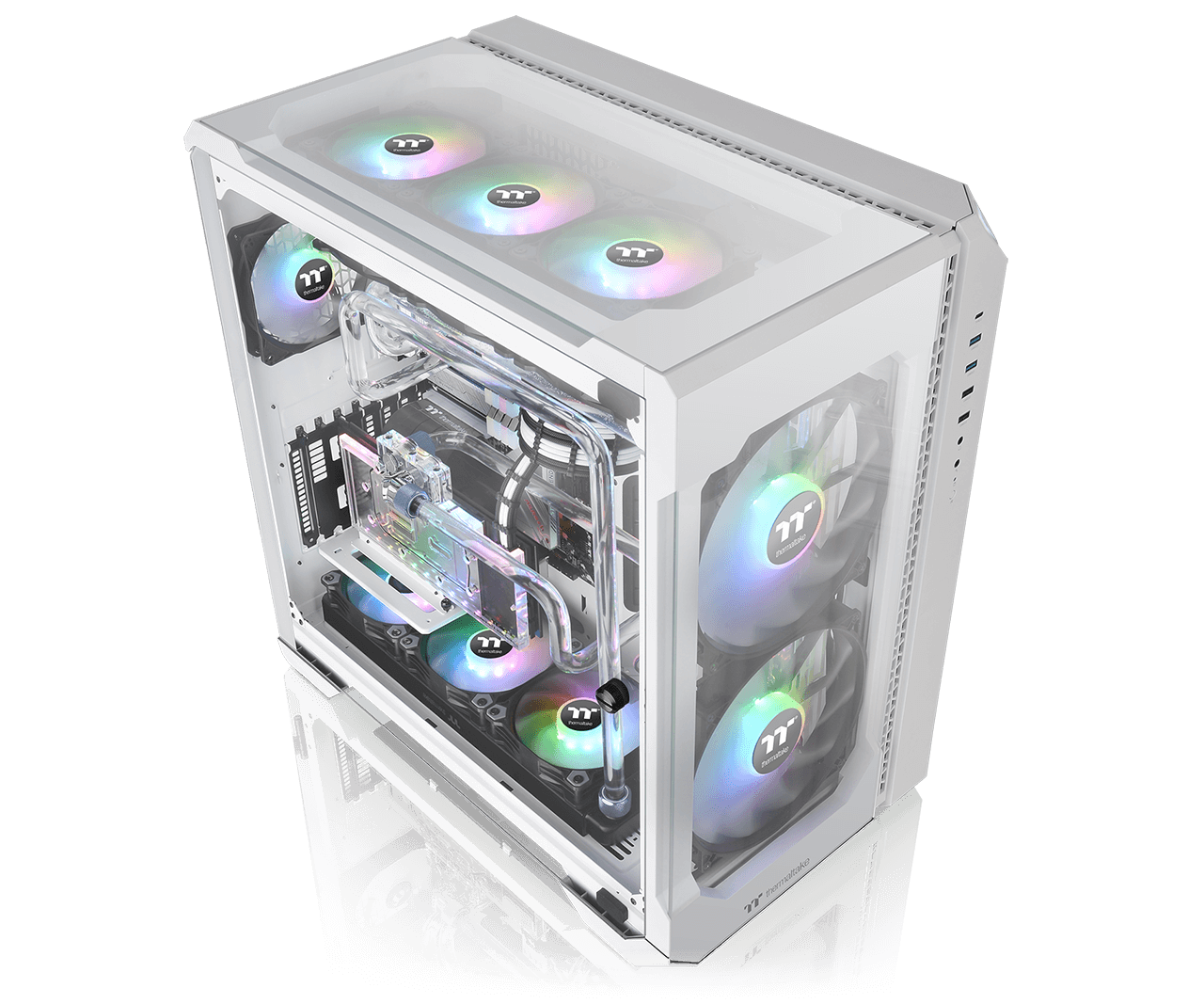 View 51 Tempered Glass ARGB Snow Edition