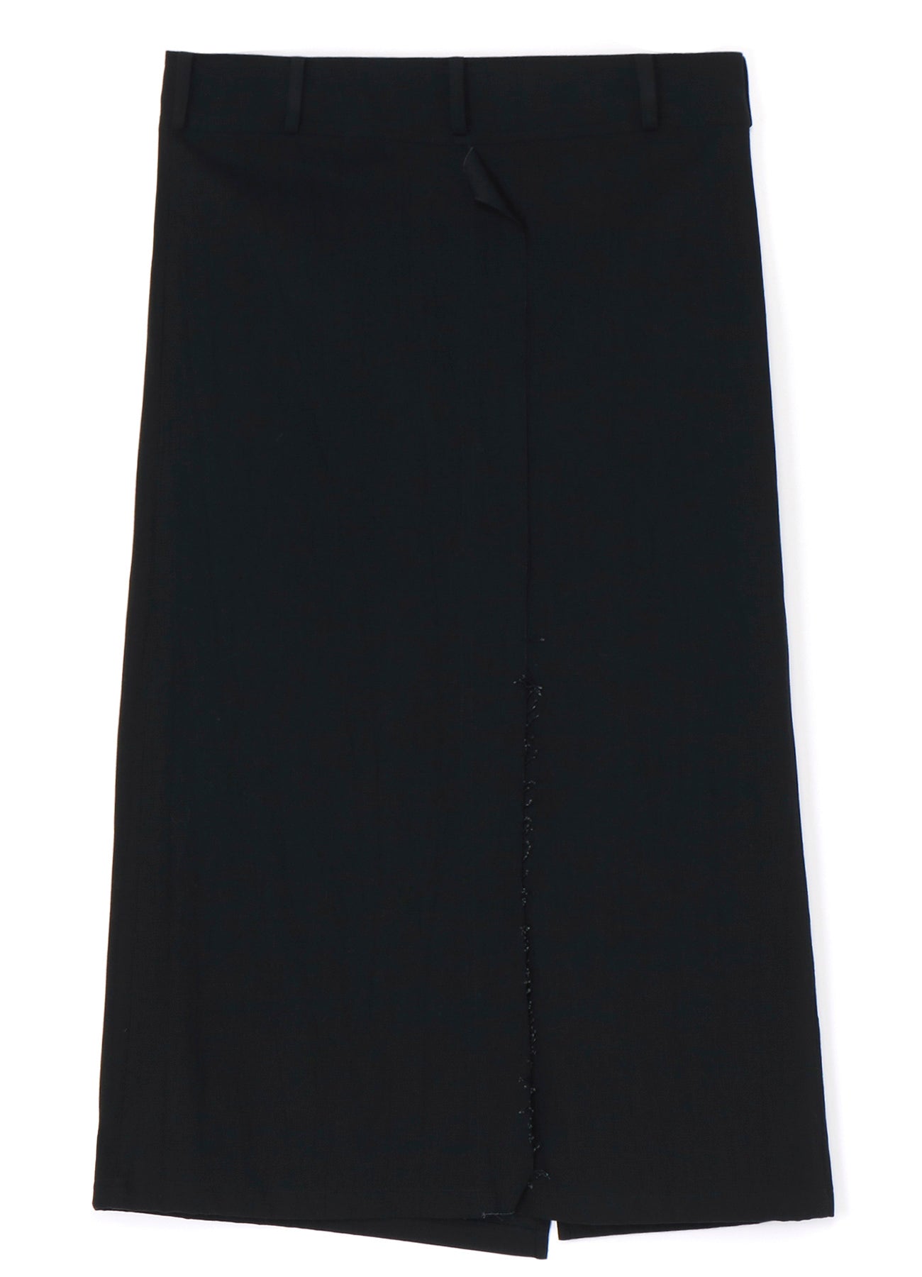 7.6OZ UNEVEN YARN DENIM BELTED WRAP SKIRT – THE SHOP YOHJI YAMAMOTO
