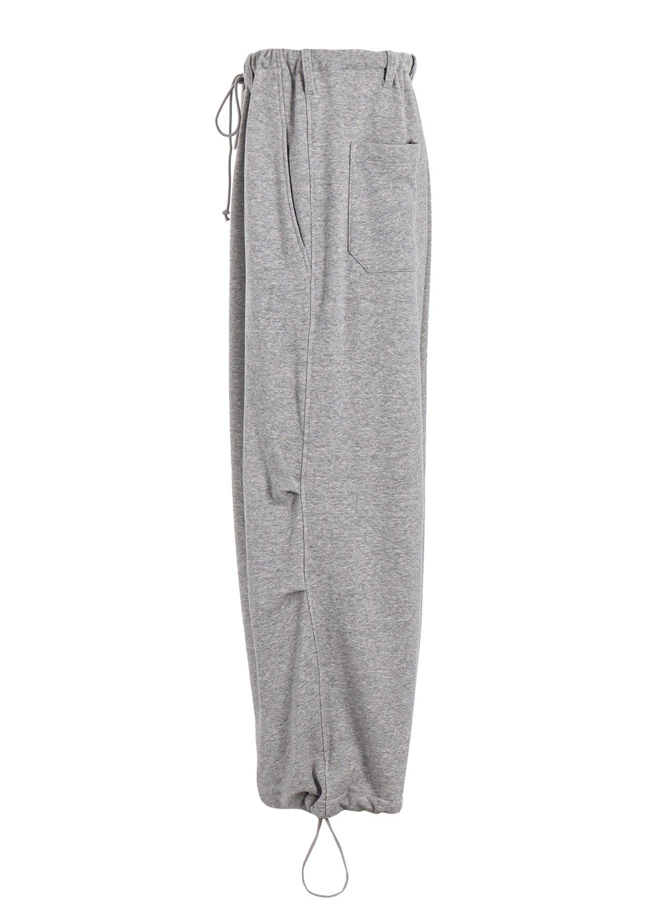 FRENCH TERRY KNEE TUCK WIDE PANTS – THE SHOP YOHJI YAMAMOTO