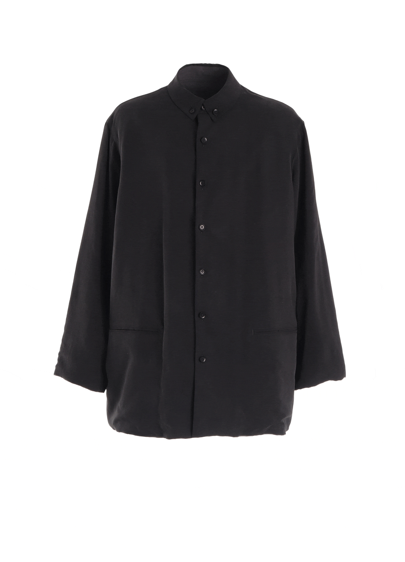 REVERSIBLE SHIRT JACKET(FREE SIZE Black × Gray): Ground Y｜THE