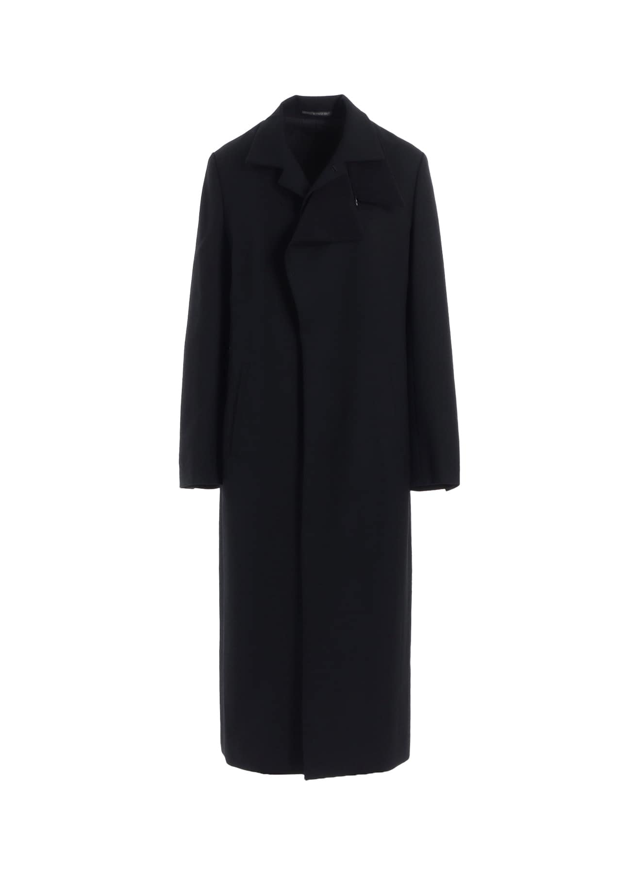 W/SAXONY R DOUBLE LAYERED LONG COAT(XS Black): Vintage｜Special