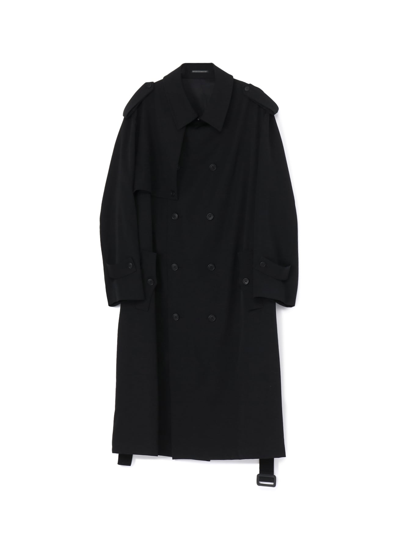 GABARDINE TRENCH COAT(XS Black): Y's for men｜THE SHOP YOHJI YAMAMOTO